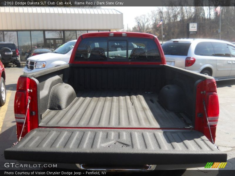 Flame Red / Dark Slate Gray 2003 Dodge Dakota SLT Club Cab 4x4