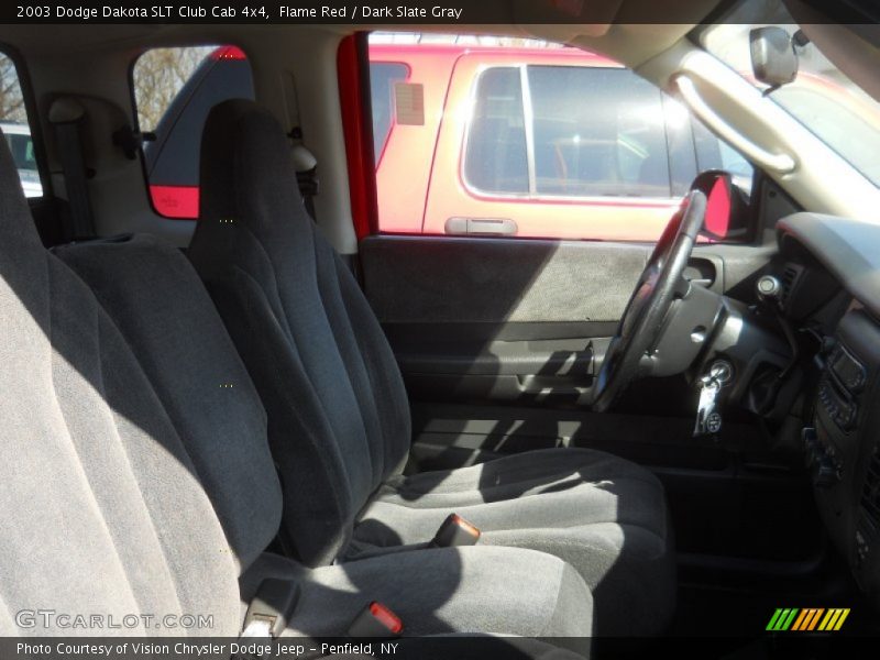 Flame Red / Dark Slate Gray 2003 Dodge Dakota SLT Club Cab 4x4