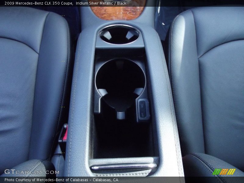 Iridium Silver Metallic / Black 2009 Mercedes-Benz CLK 350 Coupe