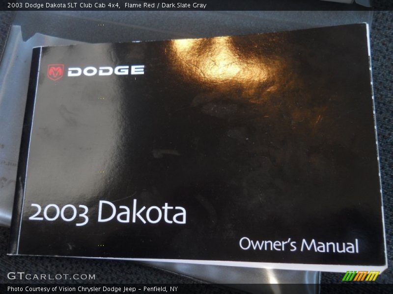 Flame Red / Dark Slate Gray 2003 Dodge Dakota SLT Club Cab 4x4