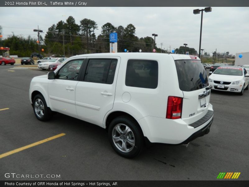Taffeta White / Gray 2012 Honda Pilot EX-L