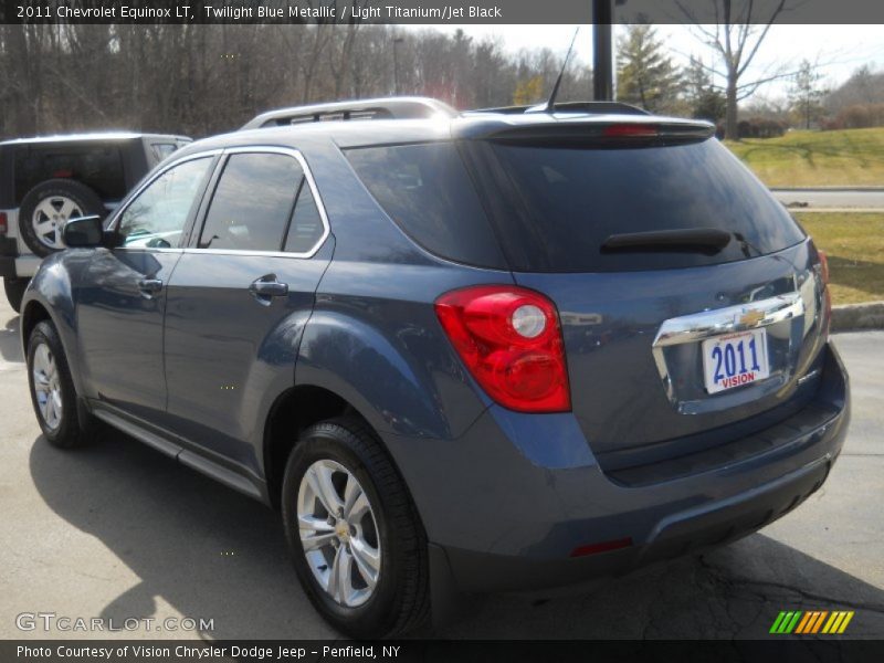 Twilight Blue Metallic / Light Titanium/Jet Black 2011 Chevrolet Equinox LT