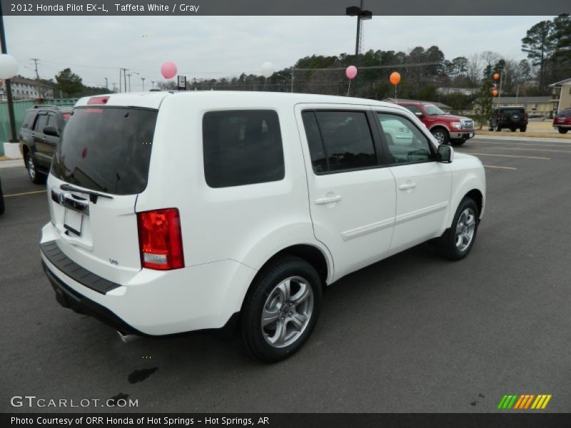 Taffeta White / Gray 2012 Honda Pilot EX-L