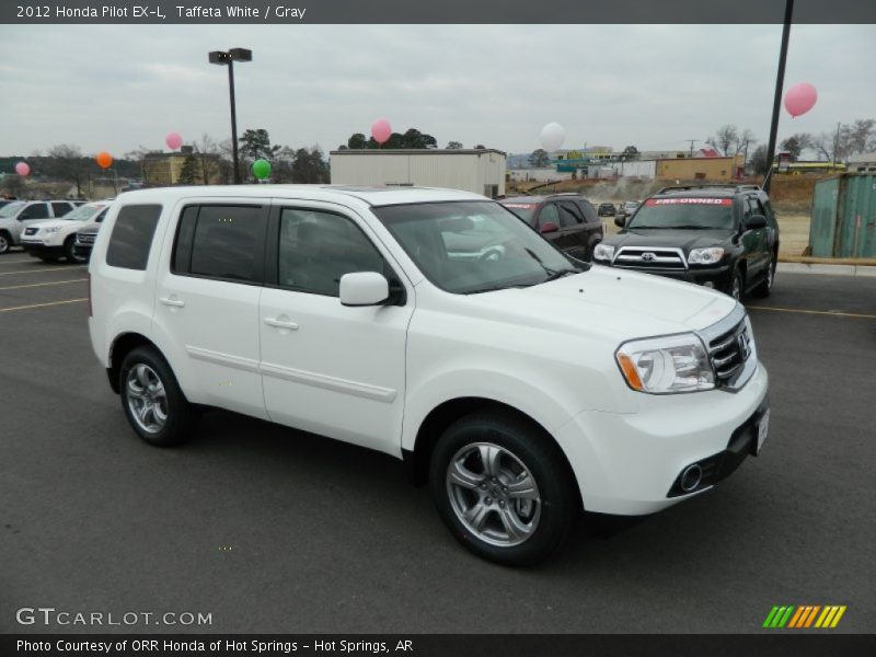 Taffeta White / Gray 2012 Honda Pilot EX-L