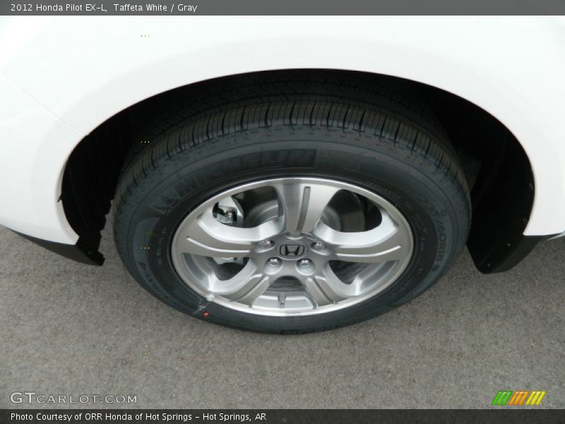Taffeta White / Gray 2012 Honda Pilot EX-L