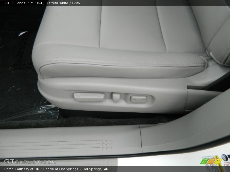 Taffeta White / Gray 2012 Honda Pilot EX-L