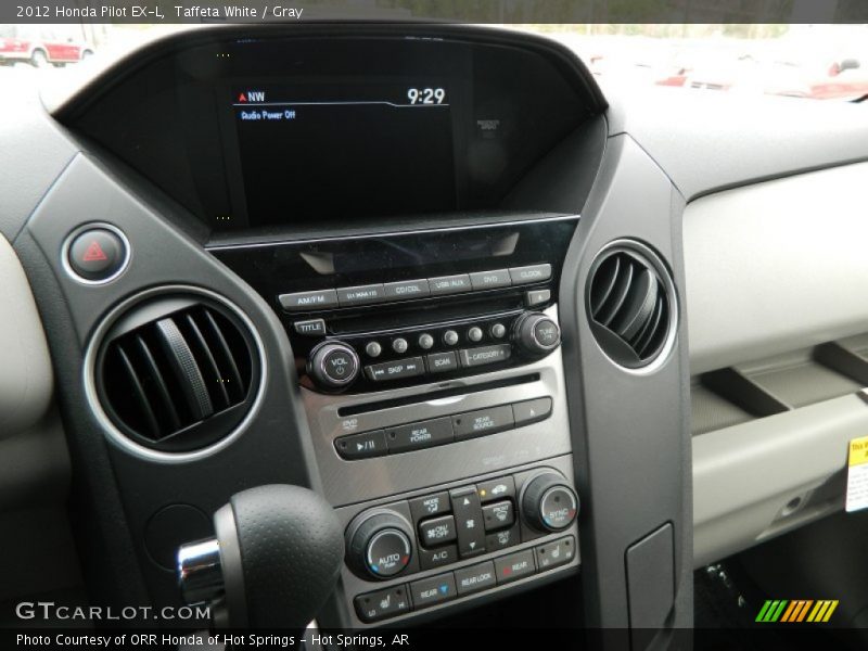 Taffeta White / Gray 2012 Honda Pilot EX-L