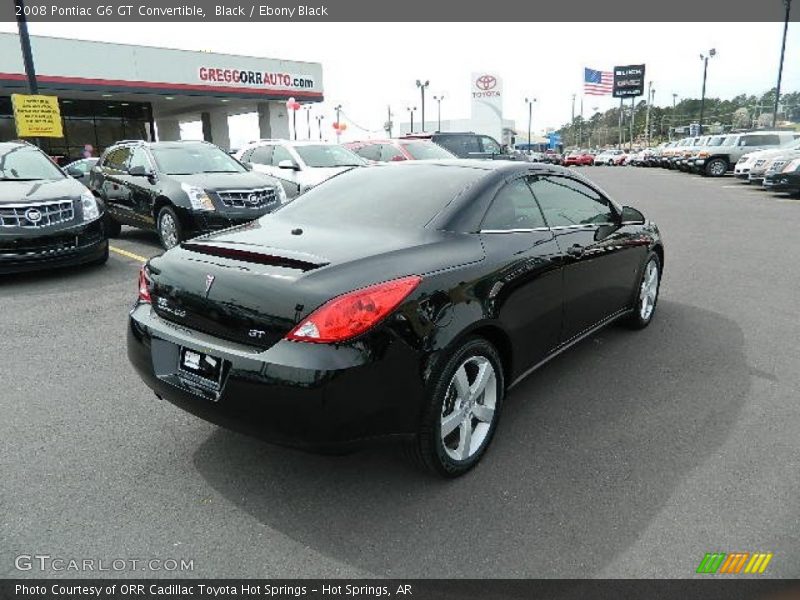 Black / Ebony Black 2008 Pontiac G6 GT Convertible