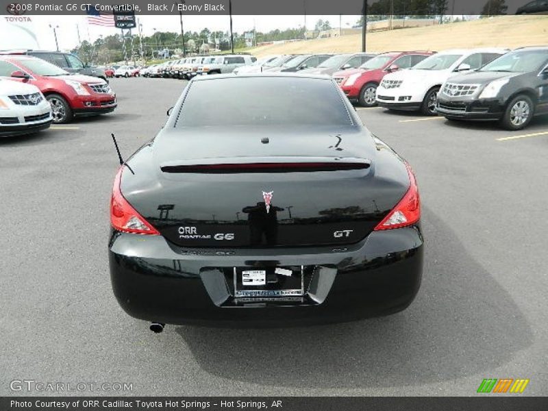 Black / Ebony Black 2008 Pontiac G6 GT Convertible