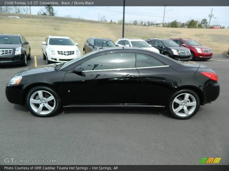 Black / Ebony Black 2008 Pontiac G6 GT Convertible