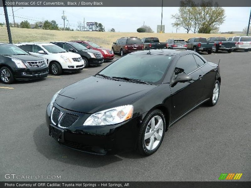 Black / Ebony Black 2008 Pontiac G6 GT Convertible