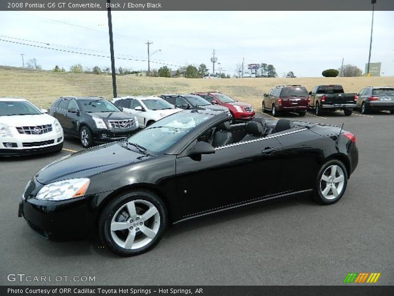 Black / Ebony Black 2008 Pontiac G6 GT Convertible