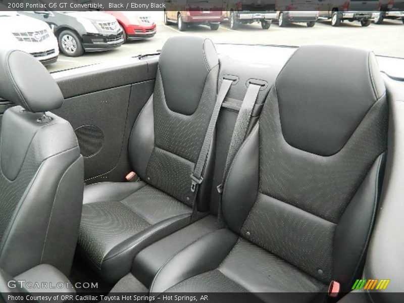 Black / Ebony Black 2008 Pontiac G6 GT Convertible