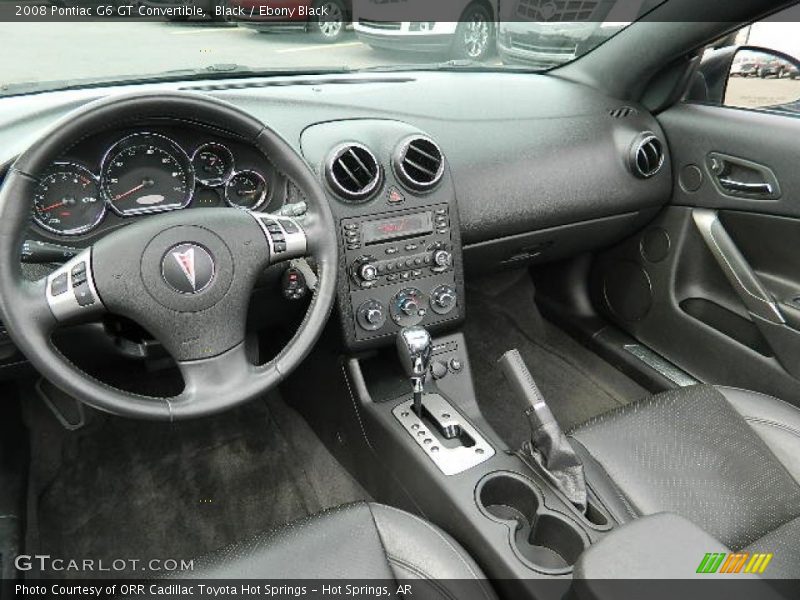 Black / Ebony Black 2008 Pontiac G6 GT Convertible