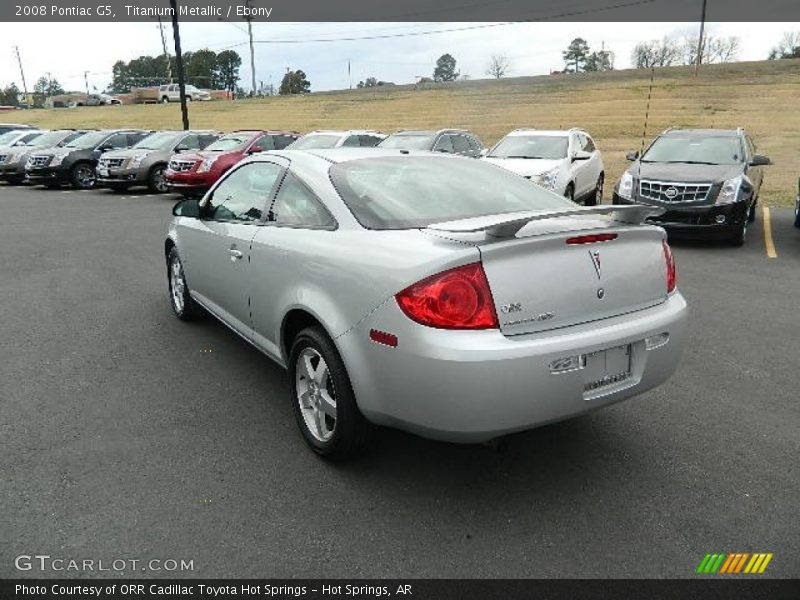 Titanium Metallic / Ebony 2008 Pontiac G5