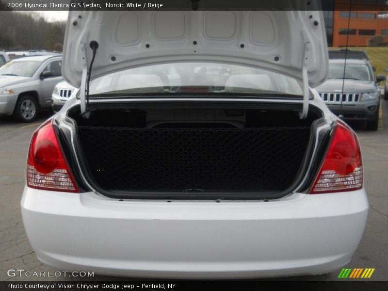 Nordic White / Beige 2006 Hyundai Elantra GLS Sedan
