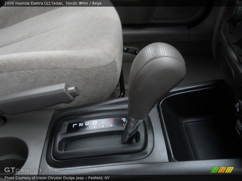 Nordic White / Beige 2006 Hyundai Elantra GLS Sedan
