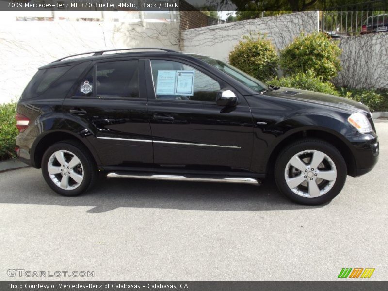 Black / Black 2009 Mercedes-Benz ML 320 BlueTec 4Matic