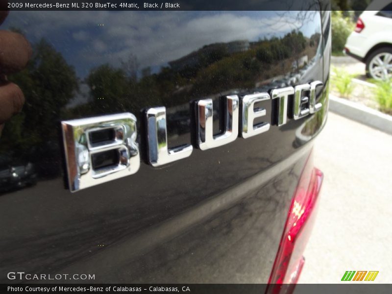 Black / Black 2009 Mercedes-Benz ML 320 BlueTec 4Matic