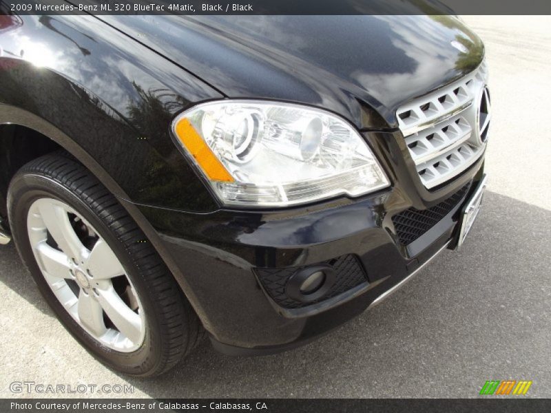 Black / Black 2009 Mercedes-Benz ML 320 BlueTec 4Matic
