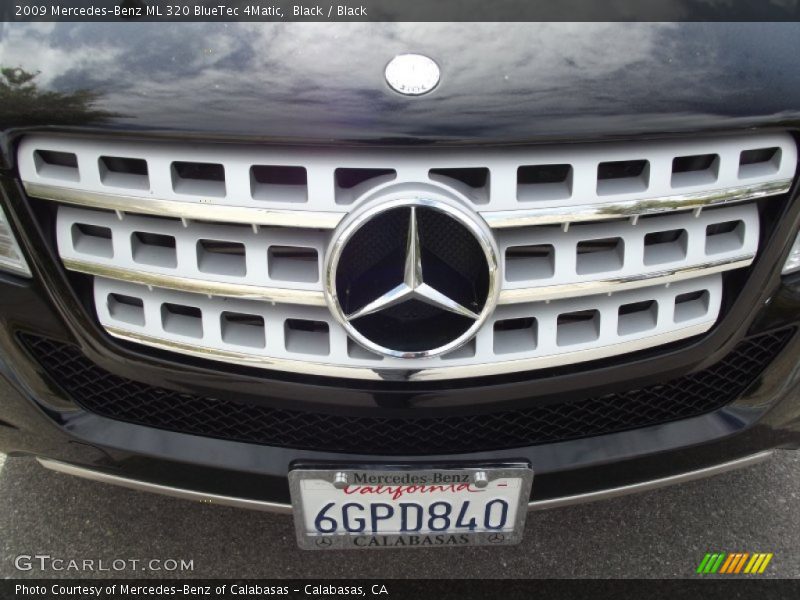 Black / Black 2009 Mercedes-Benz ML 320 BlueTec 4Matic