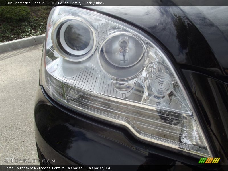 Black / Black 2009 Mercedes-Benz ML 320 BlueTec 4Matic