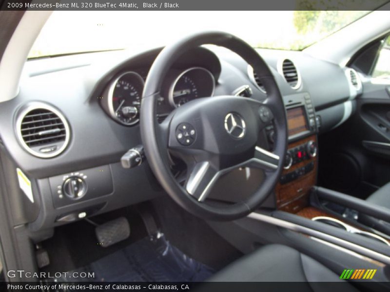 Black / Black 2009 Mercedes-Benz ML 320 BlueTec 4Matic
