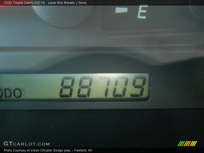 Lunar Mist Metallic / Stone 2003 Toyota Camry XLE V6