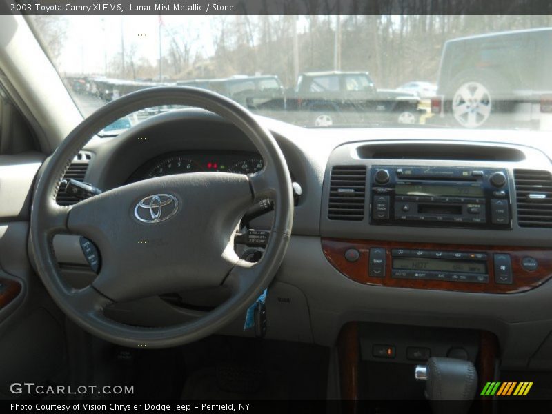 Lunar Mist Metallic / Stone 2003 Toyota Camry XLE V6