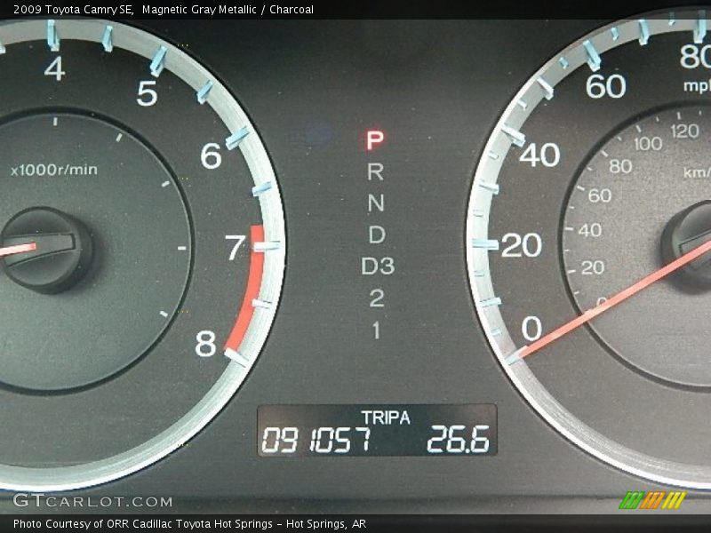 Magnetic Gray Metallic / Charcoal 2009 Toyota Camry SE