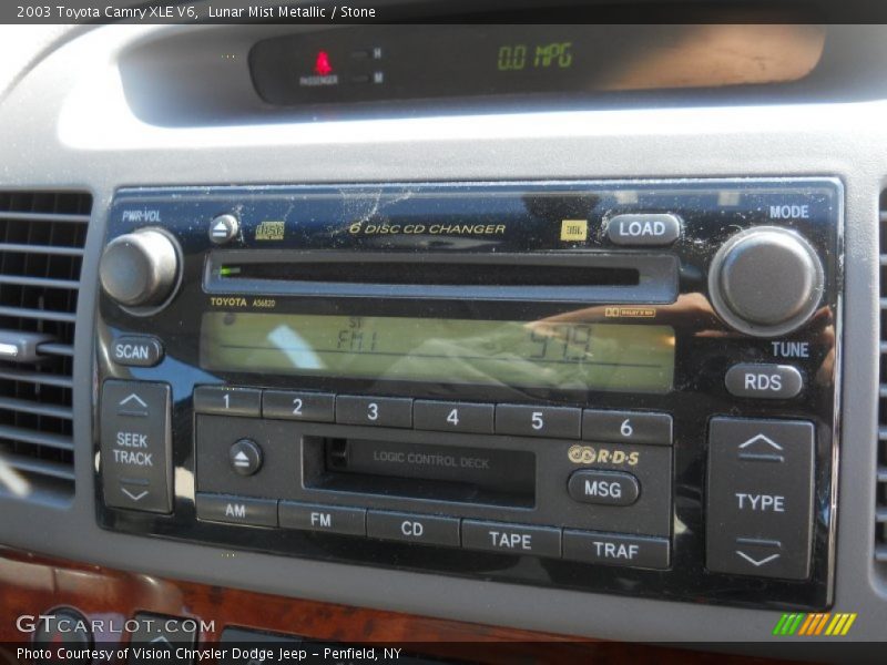 Lunar Mist Metallic / Stone 2003 Toyota Camry XLE V6