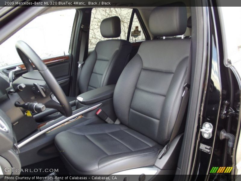 Black / Black 2009 Mercedes-Benz ML 320 BlueTec 4Matic