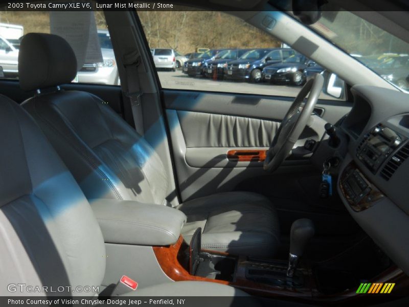 Lunar Mist Metallic / Stone 2003 Toyota Camry XLE V6
