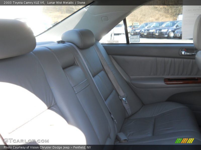 Lunar Mist Metallic / Stone 2003 Toyota Camry XLE V6
