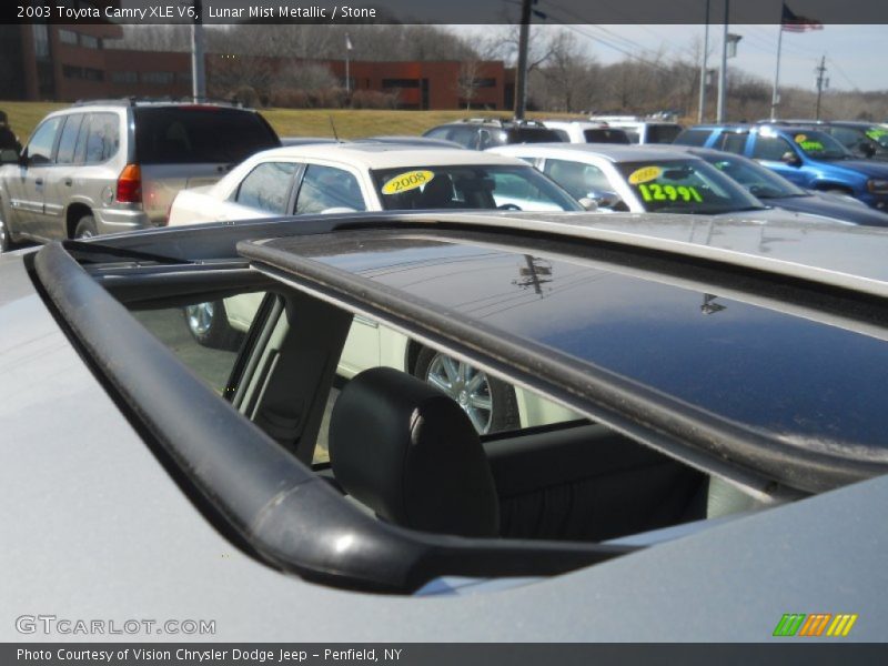 Lunar Mist Metallic / Stone 2003 Toyota Camry XLE V6