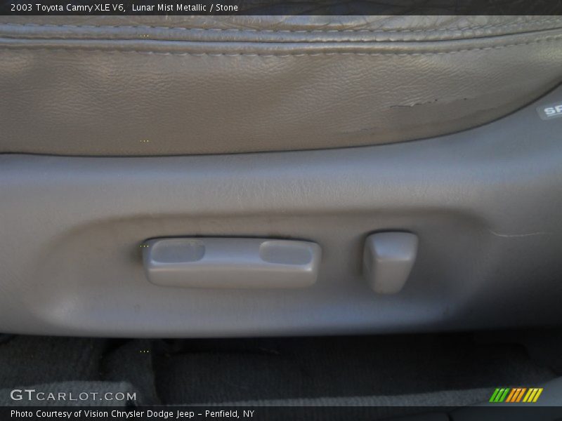 Lunar Mist Metallic / Stone 2003 Toyota Camry XLE V6