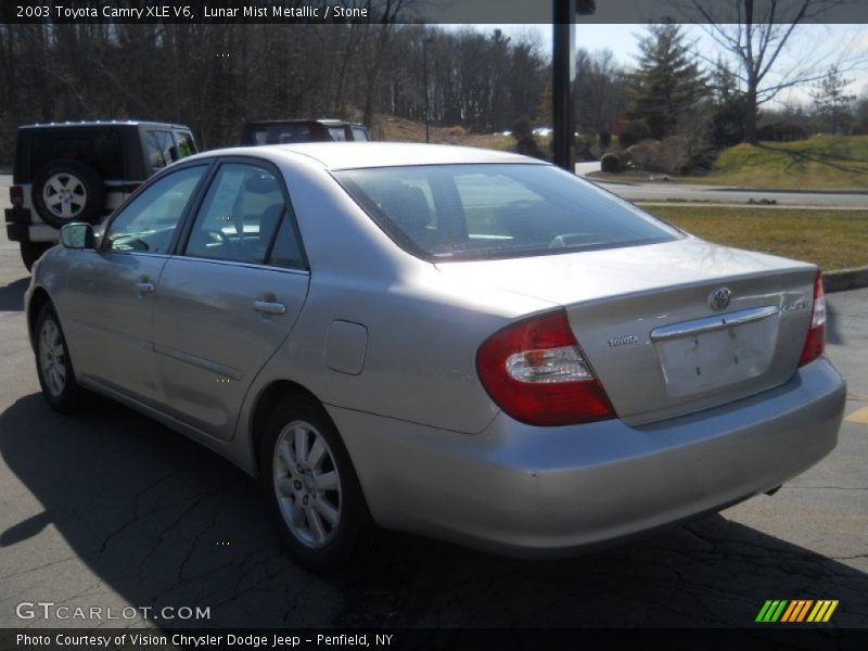 Lunar Mist Metallic / Stone 2003 Toyota Camry XLE V6