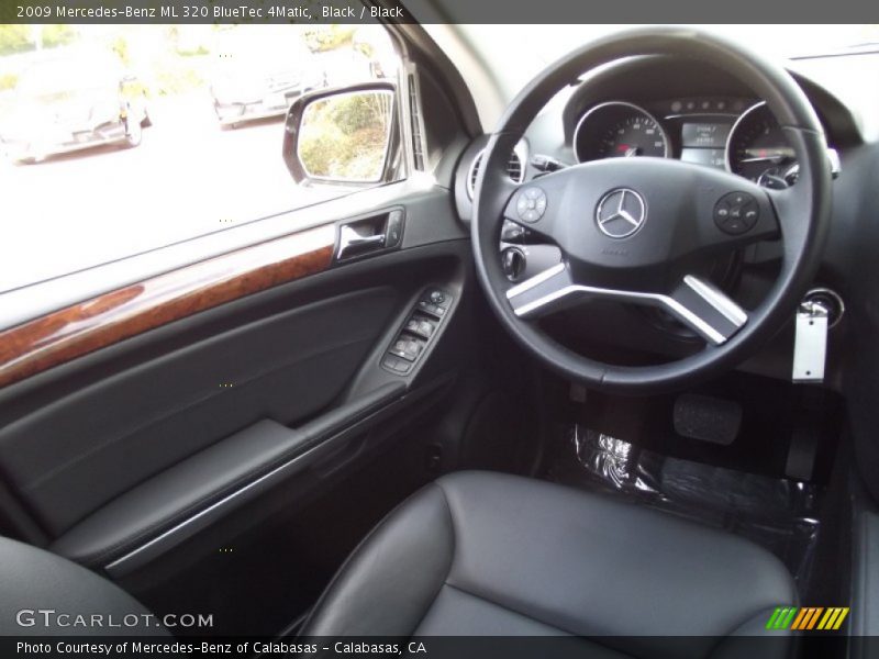 Black / Black 2009 Mercedes-Benz ML 320 BlueTec 4Matic
