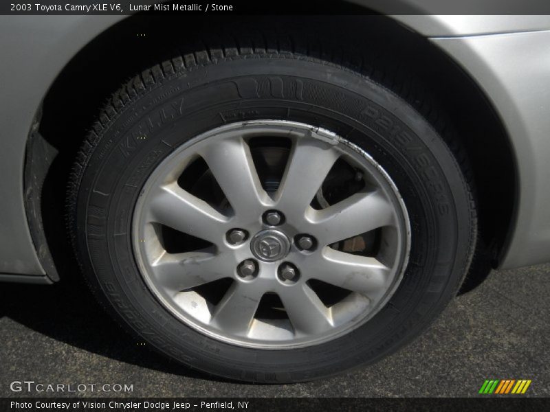 Lunar Mist Metallic / Stone 2003 Toyota Camry XLE V6