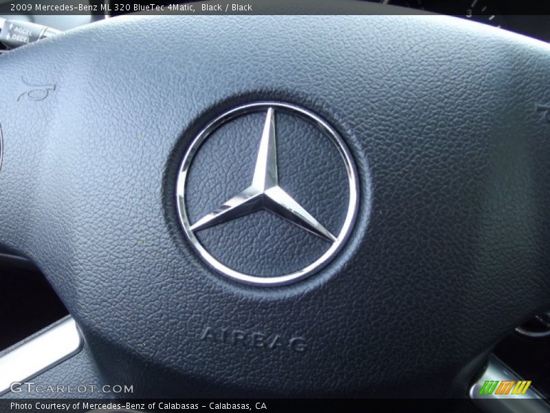 Black / Black 2009 Mercedes-Benz ML 320 BlueTec 4Matic