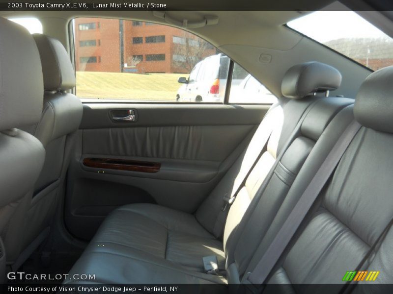 Lunar Mist Metallic / Stone 2003 Toyota Camry XLE V6