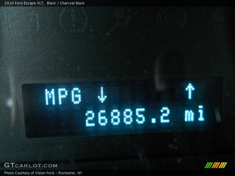 Black / Charcoal Black 2010 Ford Escape XLT