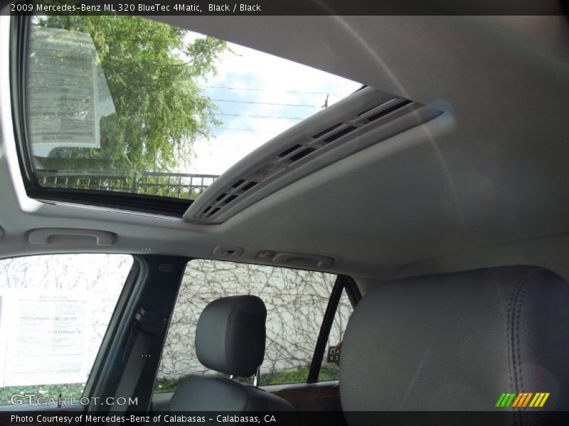 Black / Black 2009 Mercedes-Benz ML 320 BlueTec 4Matic