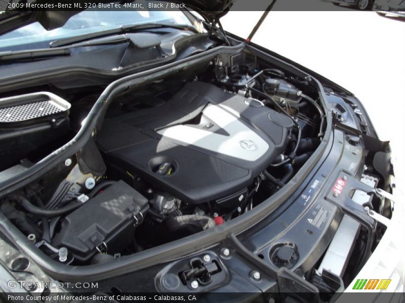 Black / Black 2009 Mercedes-Benz ML 320 BlueTec 4Matic