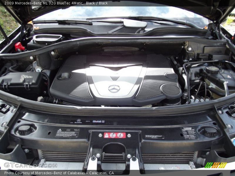 Black / Black 2009 Mercedes-Benz ML 320 BlueTec 4Matic