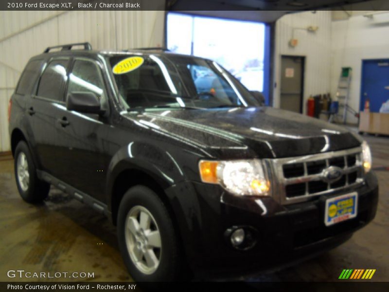 Black / Charcoal Black 2010 Ford Escape XLT