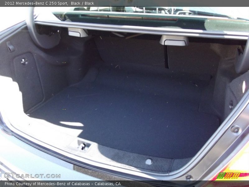 Black / Black 2012 Mercedes-Benz C 250 Sport