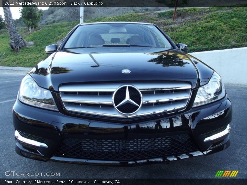 Black / Cappucino 2012 Mercedes-Benz C 250 Sport