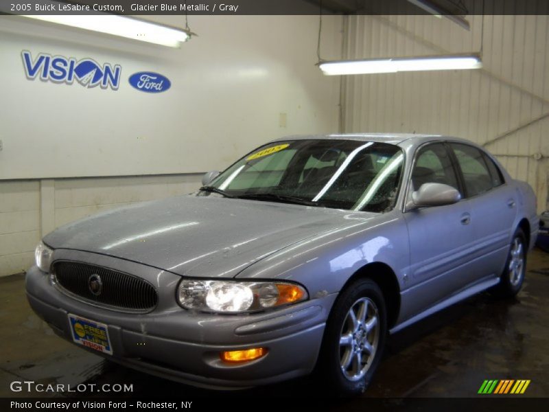 Glacier Blue Metallic / Gray 2005 Buick LeSabre Custom