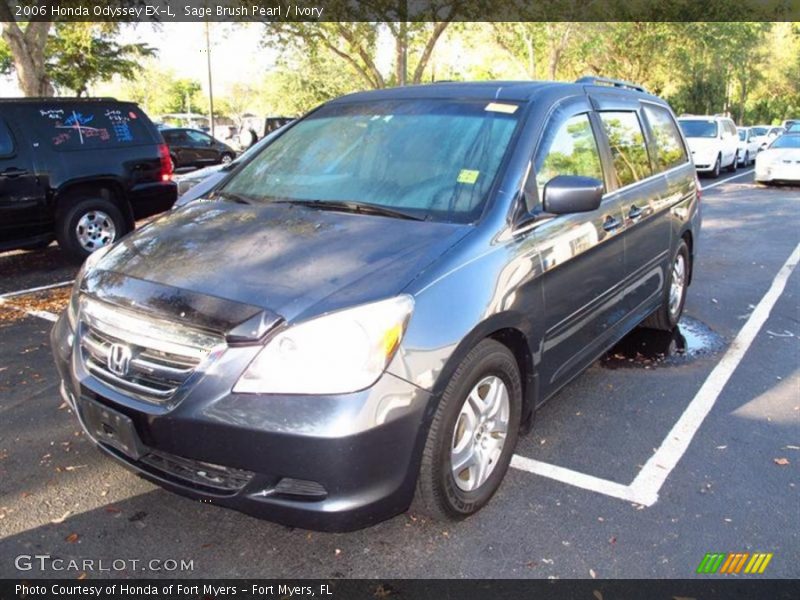 Sage Brush Pearl / Ivory 2006 Honda Odyssey EX-L